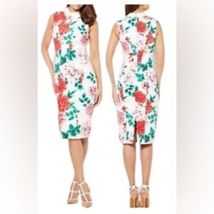 Eva Mendez New York company floral print dress size S